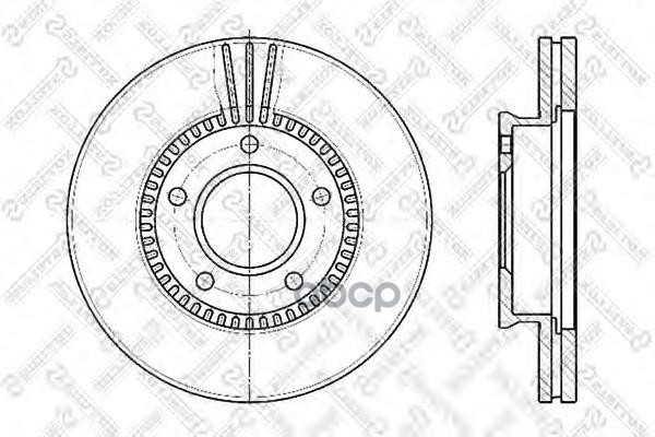 фото Тормозной диск stellox 60203243vsx