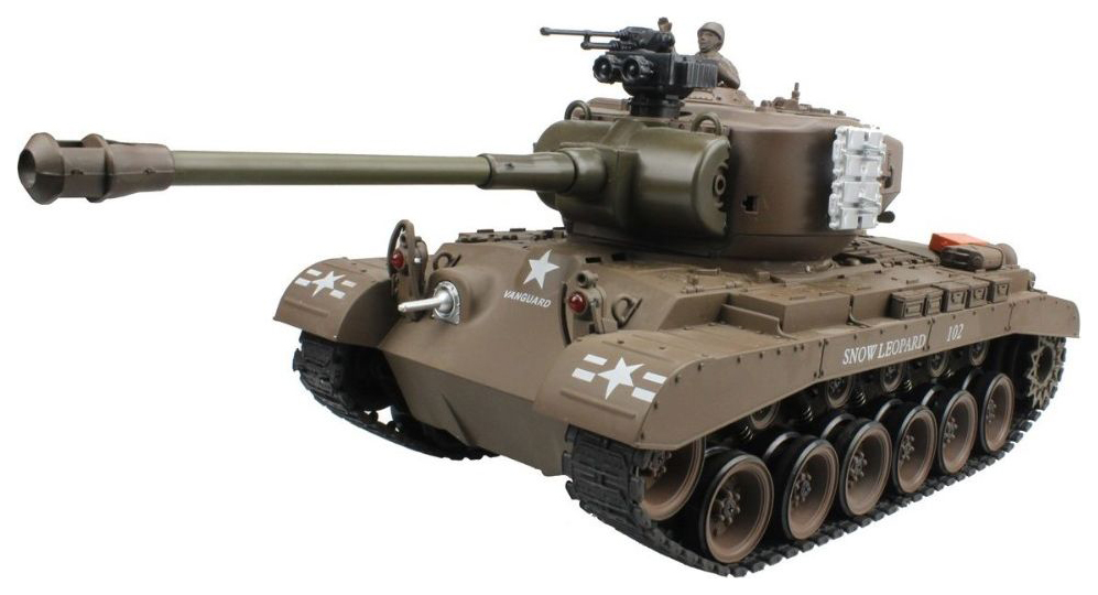

Радиоуправляемый танк House Hold Pershing (Snow Leopard) 1:20 4101-4 Коричневый