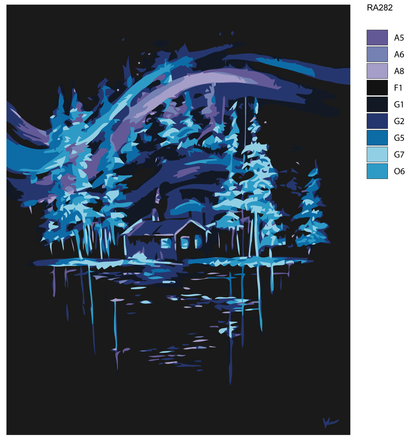 

Картина по номерам, 40 x 50, RA282, RA282