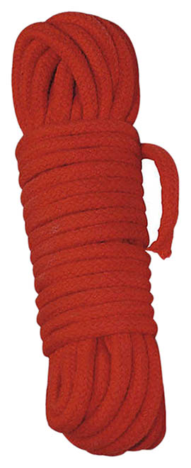 фото Веревка для шибари orion хлопковая красная 10 м