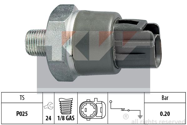 фото Датчик давления масла kw 500 114