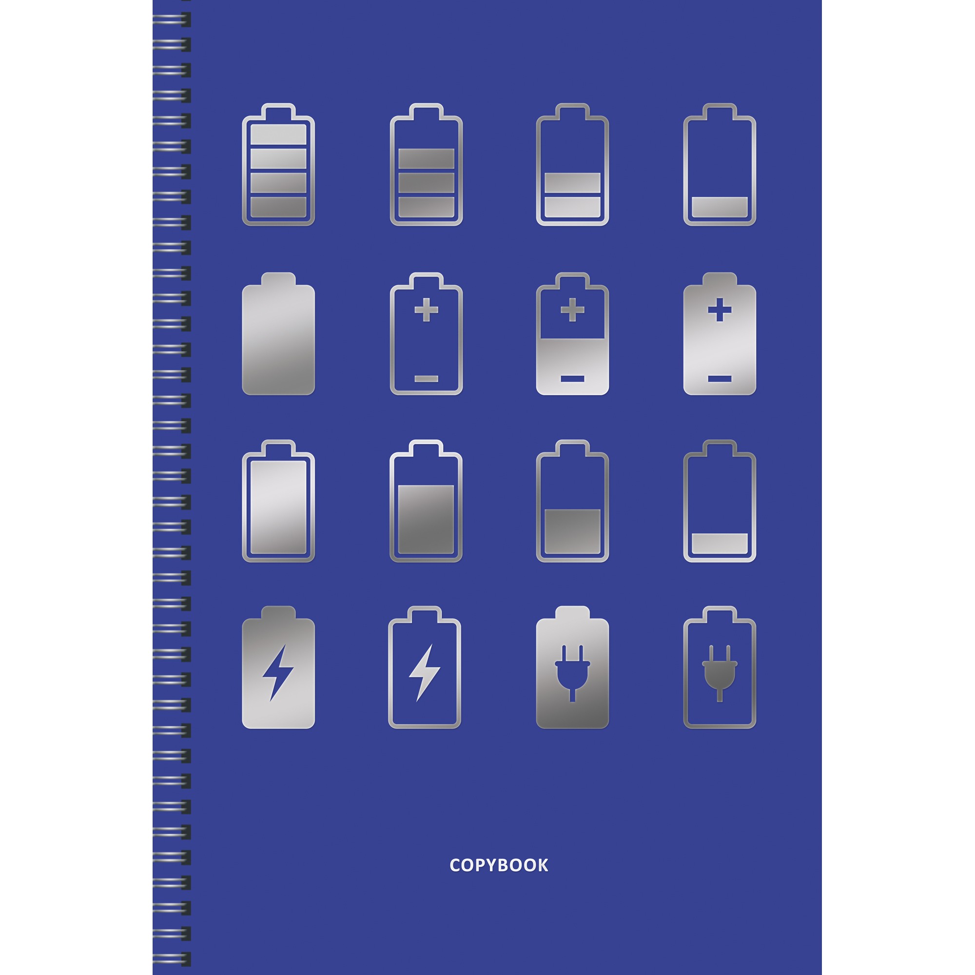 

Тетрадь TOTAL BLUE (А4, 48л, линия, спираль),ТСЛФ4484556