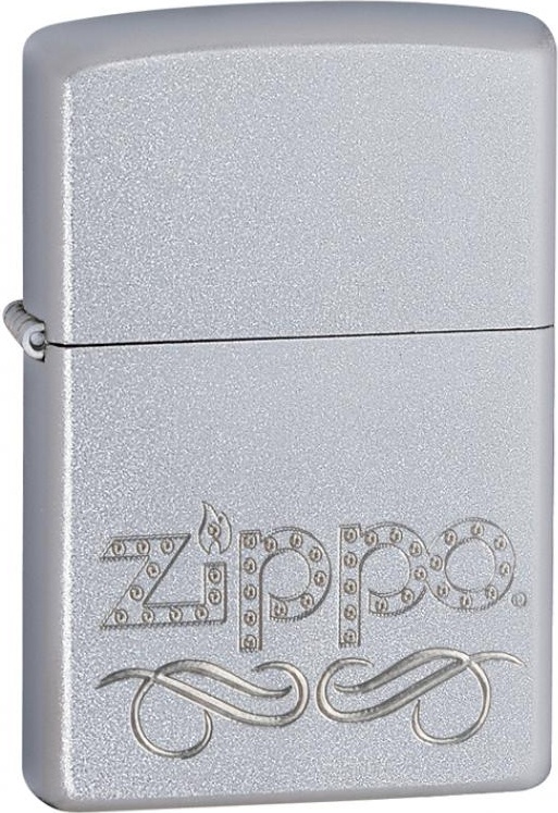 

Бензиновая зажигалка Zippo №24335 Satin Chrome, Серебристый, №24335