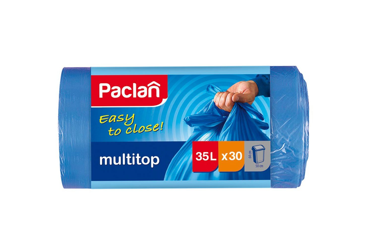 фото Мешок для мусора paclan multi-top 35 л 30 шт