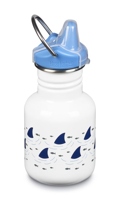 фото Детская бутылка klean kanteen kid classic sippy 12oz 355мл sharks