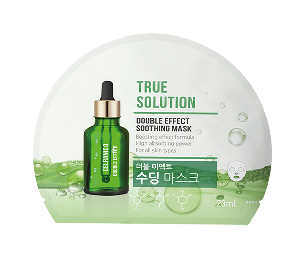 фото Маска для лица celranico true solution double effect soothing mask 23 мл