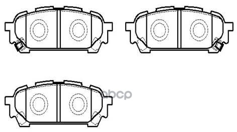 

Тормозные колодки HSB HP8424