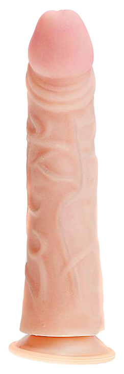 Упругий и рельефный фаллоимитатор на присоске ART-Style №23 21,5 см