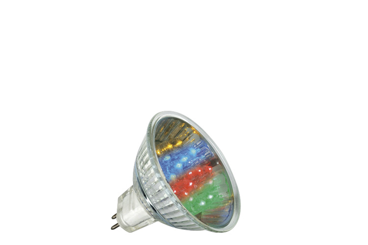 Лампа рефлекторная светодиодная LED, GU5,3 семь цветов
