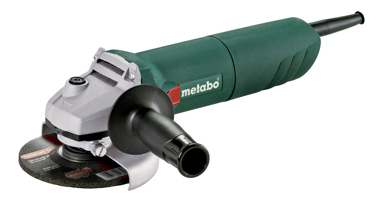 Сетевая угловая шлифовальная машина Metabo W 1100-125 601237000 шлифовальная насадка metabo