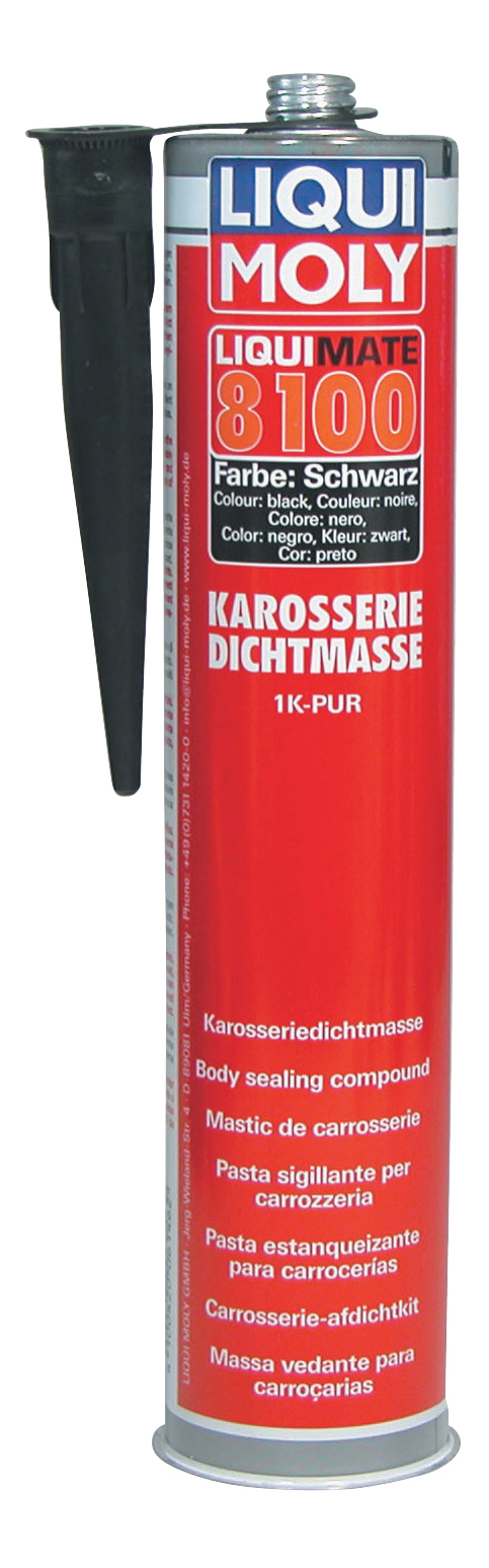 фото Клей-герметик (черный) liquimate 8100 1k-pur schwarz liqui moly