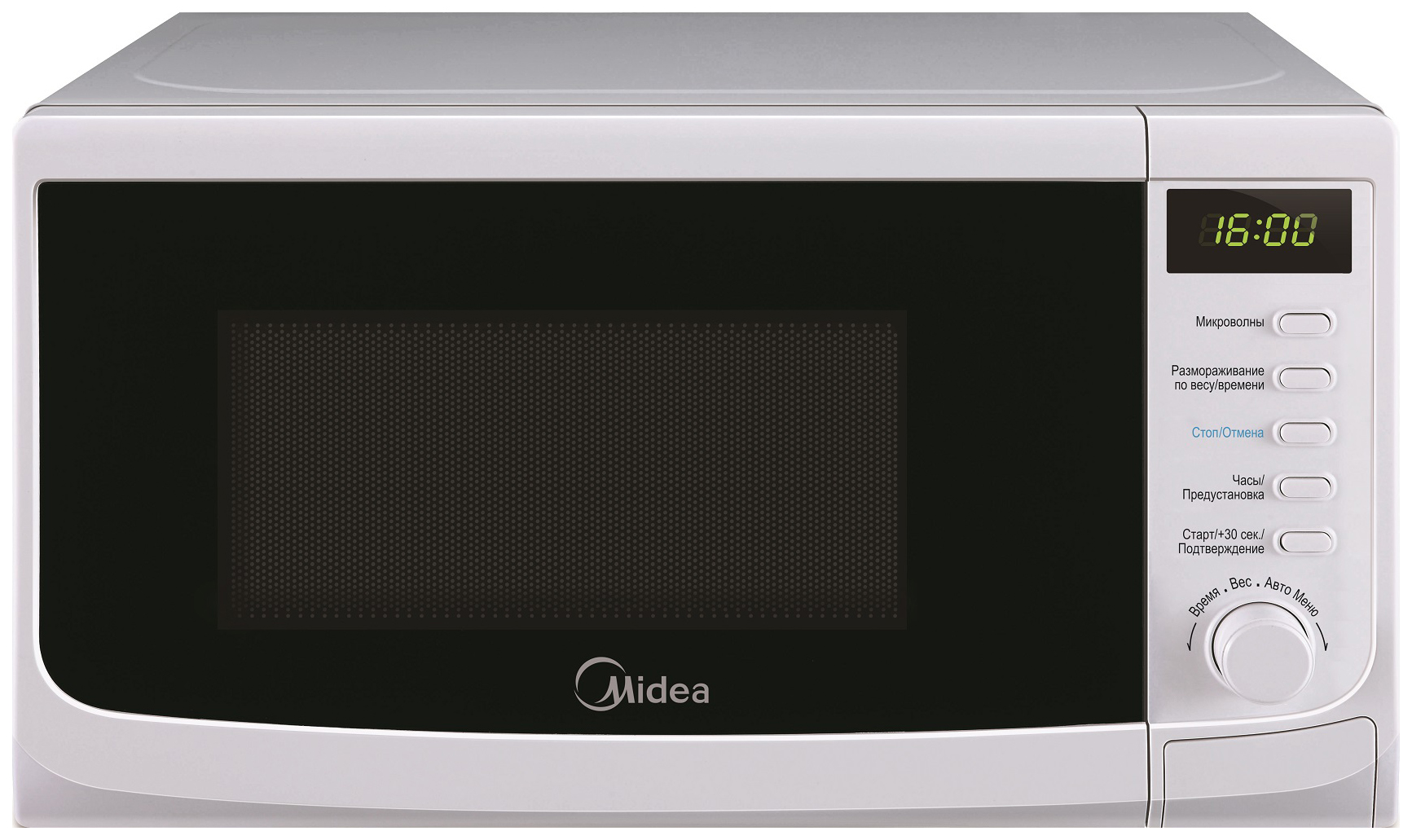 фото Микроволновая печь соло midea am820cww-w white