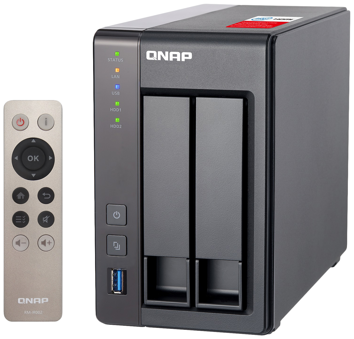 фото Сетевое хранилище данных qnap ts-251+-2g black