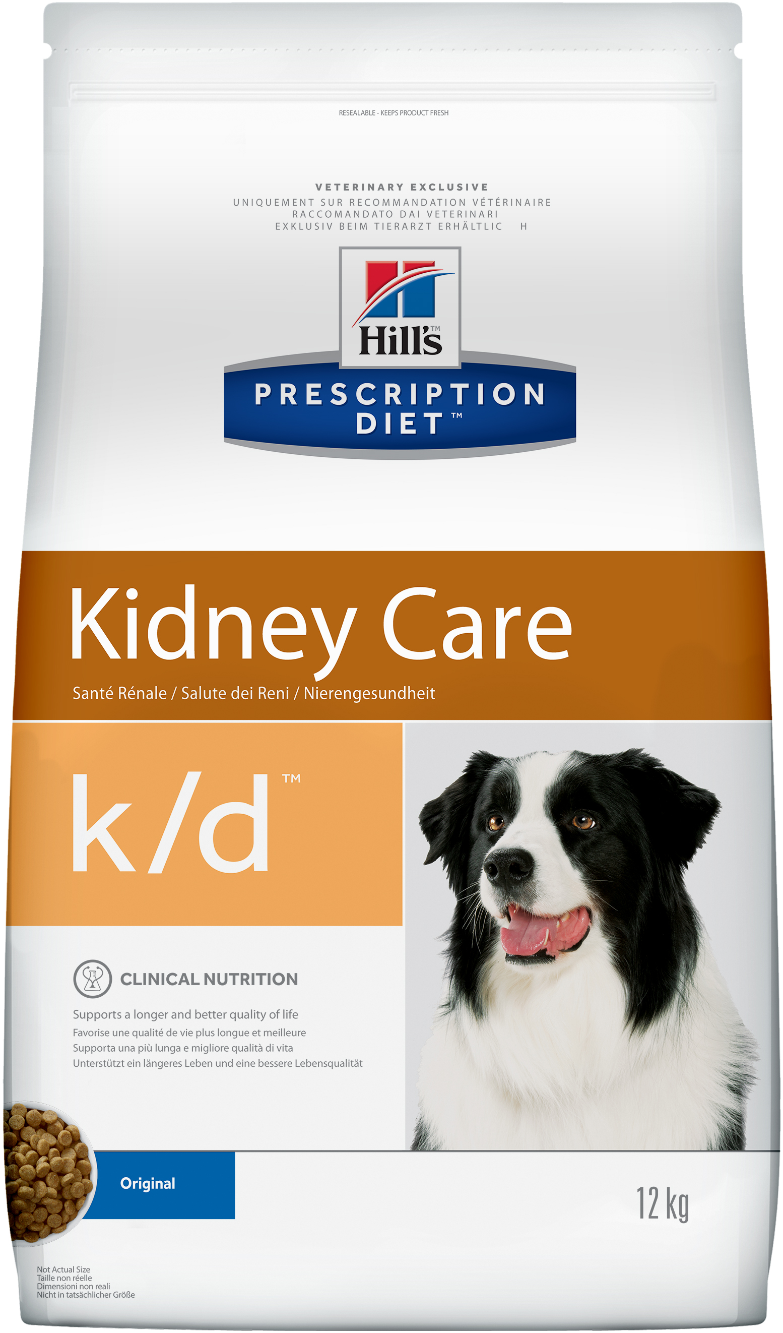 фото Сухой корм для собак hill's prescription diet k/d kidney care, мясо, 12кг