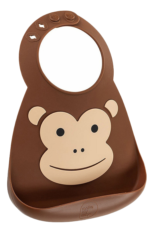 

Нагрудник Make my day Baby Bib Monkey, Baby Bib