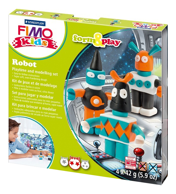 Набор для создания украшений FIMO kids Робот