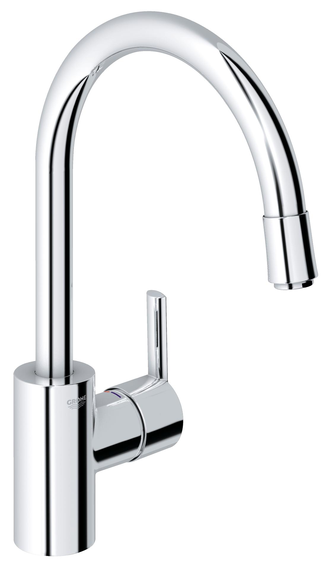 фото Смеситель для кухонной мойки grohe feel 32671000 хром