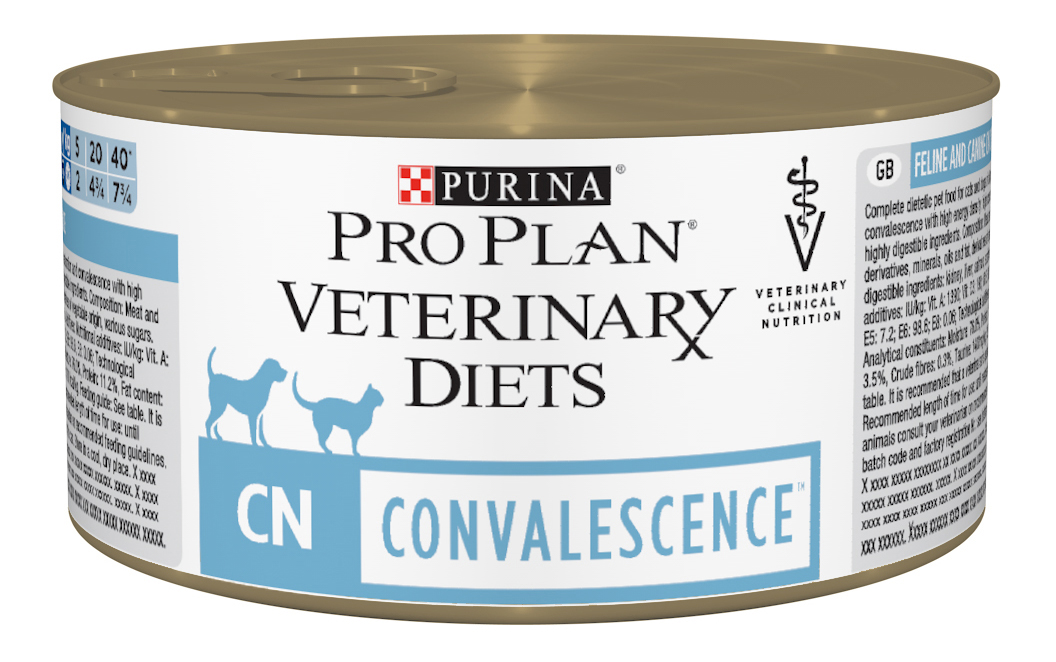 фото Консервы для собак и кошек pro plan veterinary diets convalescence cn, 195г