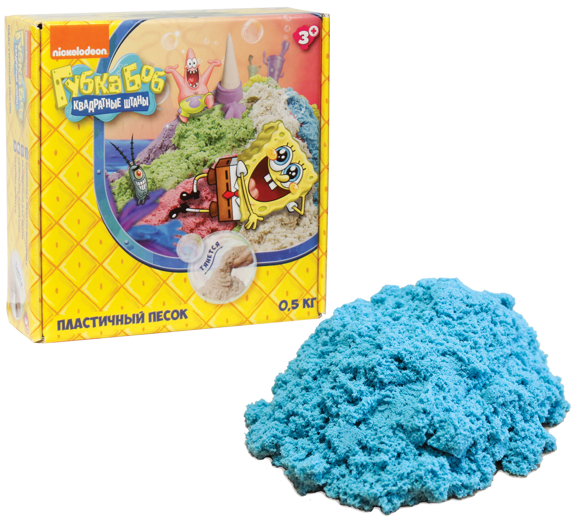 

Кинетический и космический песок 1 TOY Т58367, Губка Боб