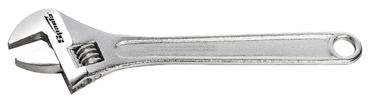 Ключ разводной SPARTA 450 мм хромированный 155455 хромированный разводной ключ truper