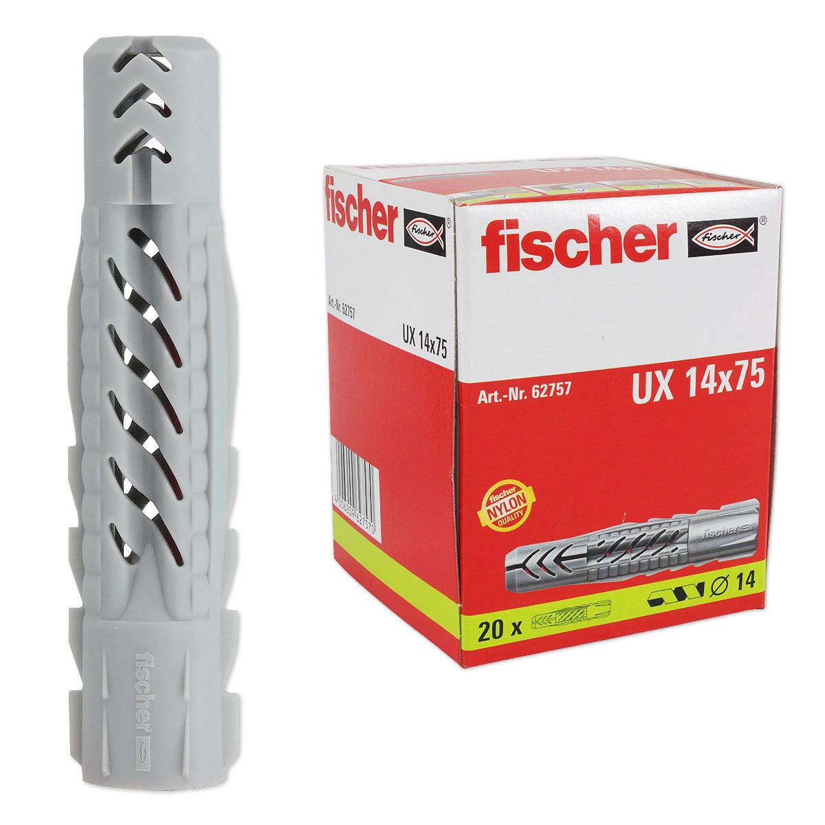 Дюбель универсальный Fischer UX 14X75 (20 шт) 62757