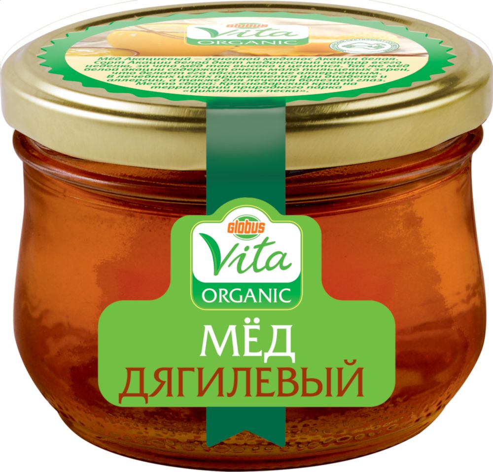 

Мед дягилевый Глобус Вита оrganic 270 г