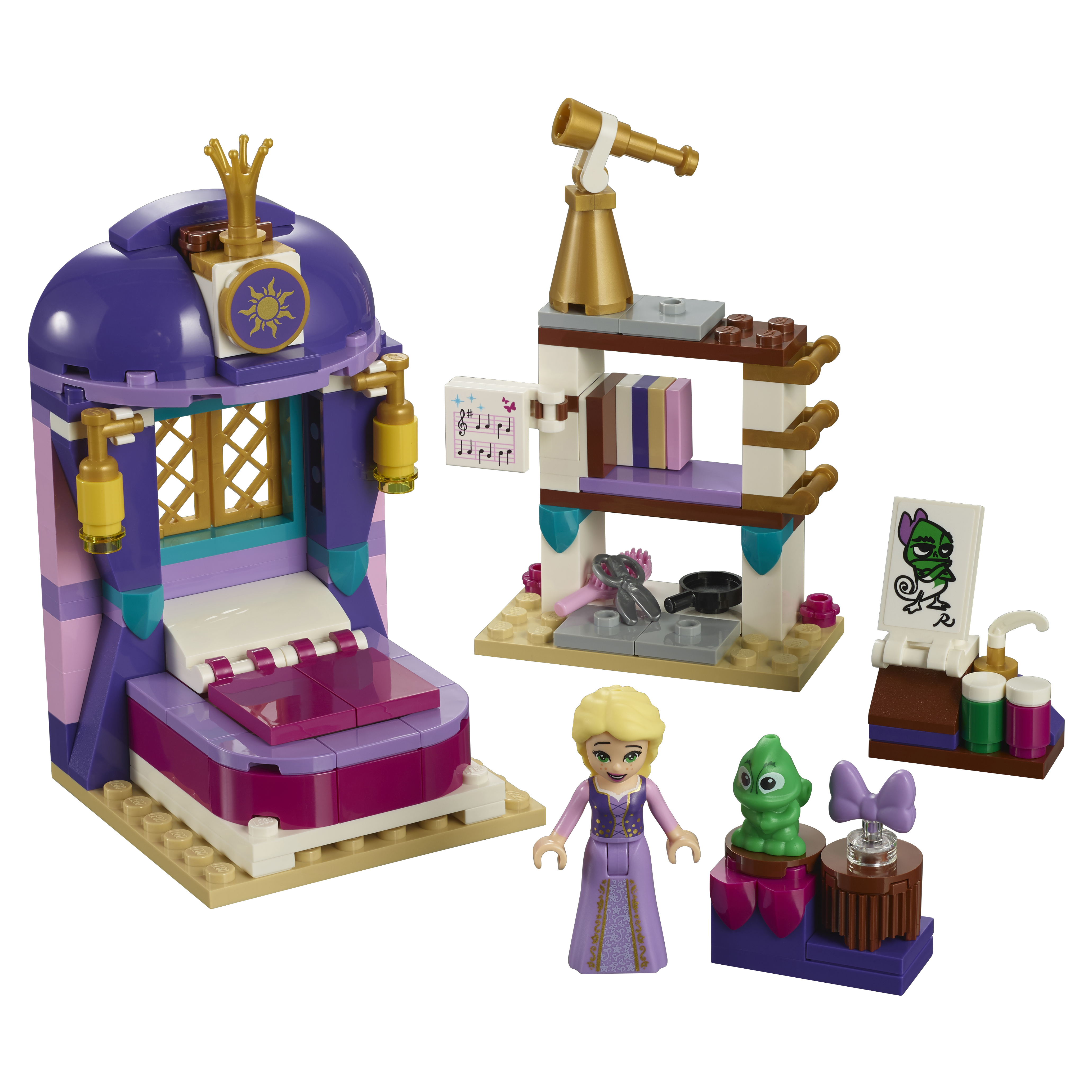 фото Конструктор lego disney princess спальня рапунцель в замке 41156 lego