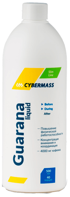 

Энергетик CyberMass Guarana Liquid, 500 мл, wild berry, Guarana Liquid