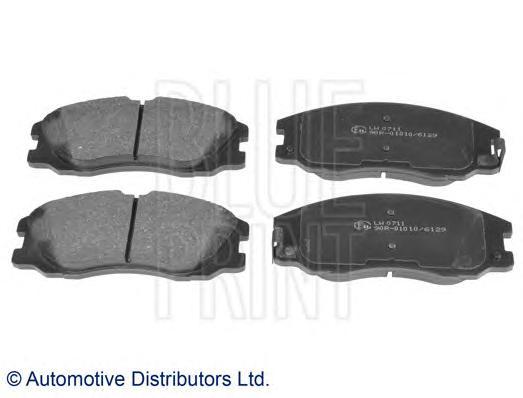 

Комплект тормозных колодок Blue Print ADG04285