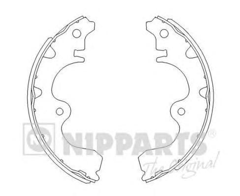 

Тормозные колодки NIPPARTS J3502047