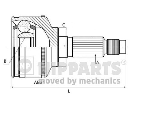 Шрус Nipparts N2828130