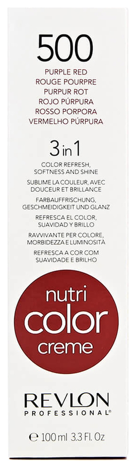 Краска для волос Revlon Professional Nutri Color Creme 500 Пурпурно-красный 100 мл i c lab преображающий тоник с фруктовыми aha кислотами professional care 110