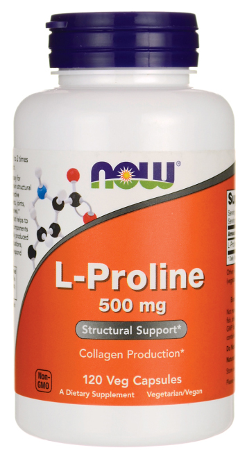Купить Комплексное средство для суставов и связок NOW L-Proline 120 капс., NOW Sports