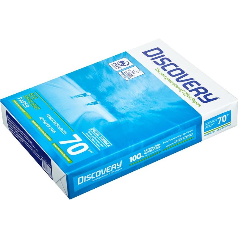 

Бумага для офисной техники Discovery 664101, А4, 70 г/м2, 161% CIE, 500 листов