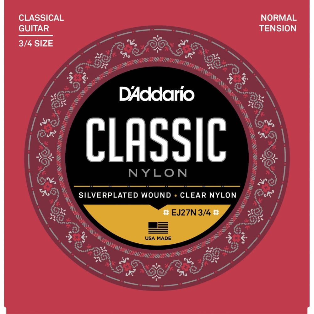 фото Струны для классической гитары d addario ej27 n 3/4 d'addario