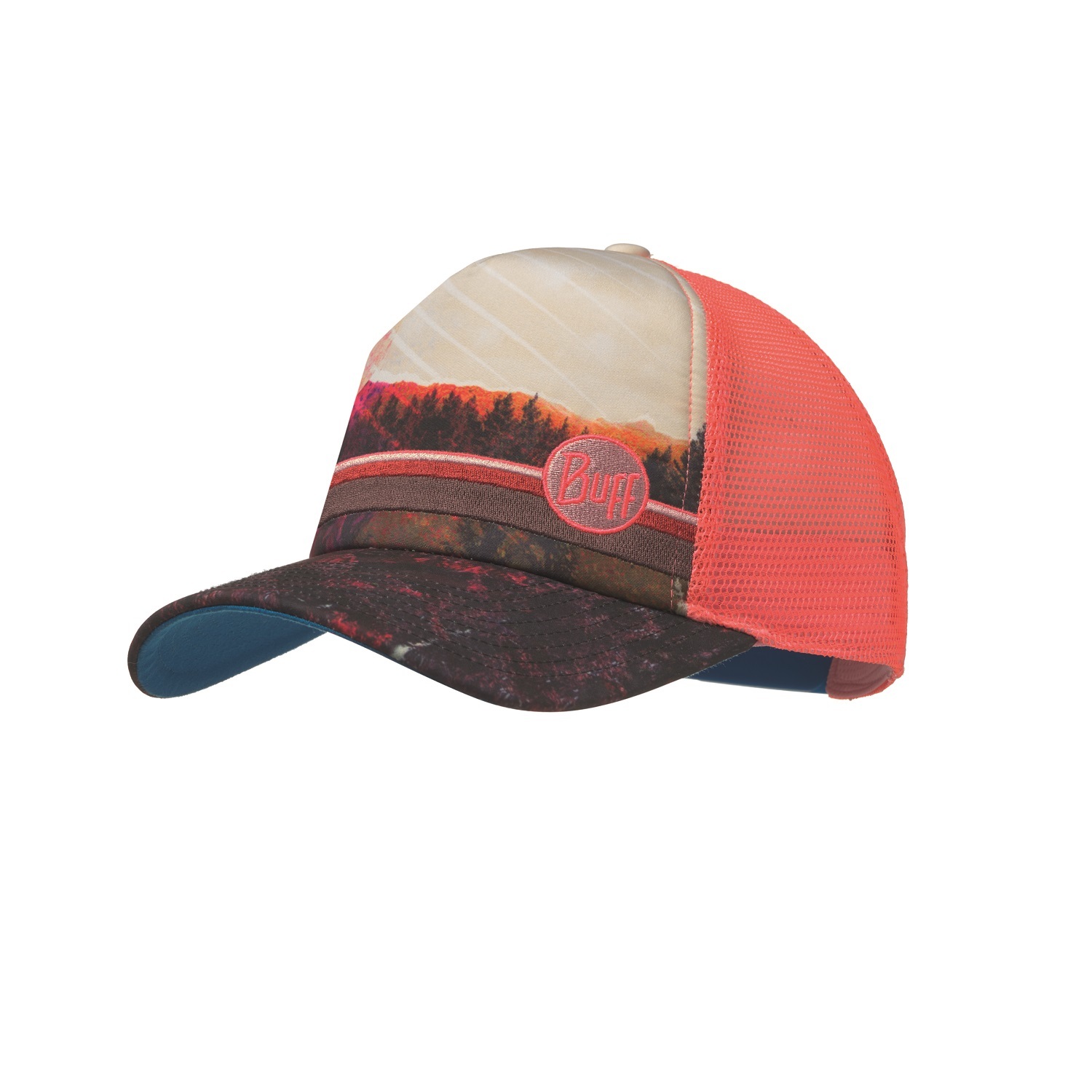 фото Кепка buff trucker cap collage multi, разноцветная, one size