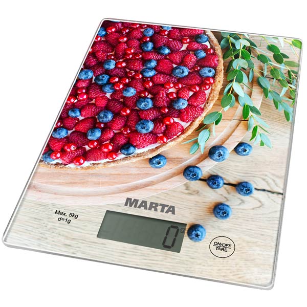 Весы кухонные Marta MT-1634 ягодный пирог