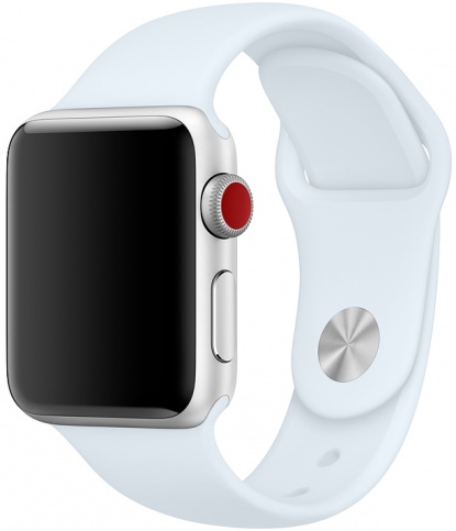

Ремешок Apple Watch 40/38 mm sport размер S/M и M/L, Blue sky (MRH42ZM/A)