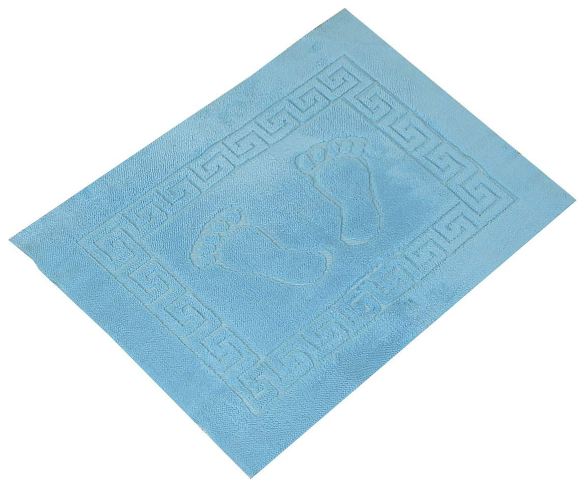 фото Коврик для ванной karna likya цвет: голубой (50х70 см)