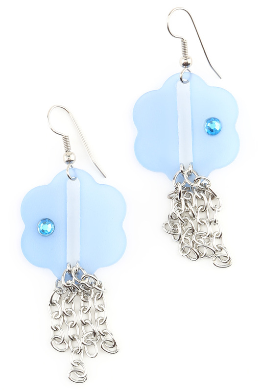 

Серьги из металла Be You to Full HC/E11384BL, стразы/пластик, HC/E11384BL