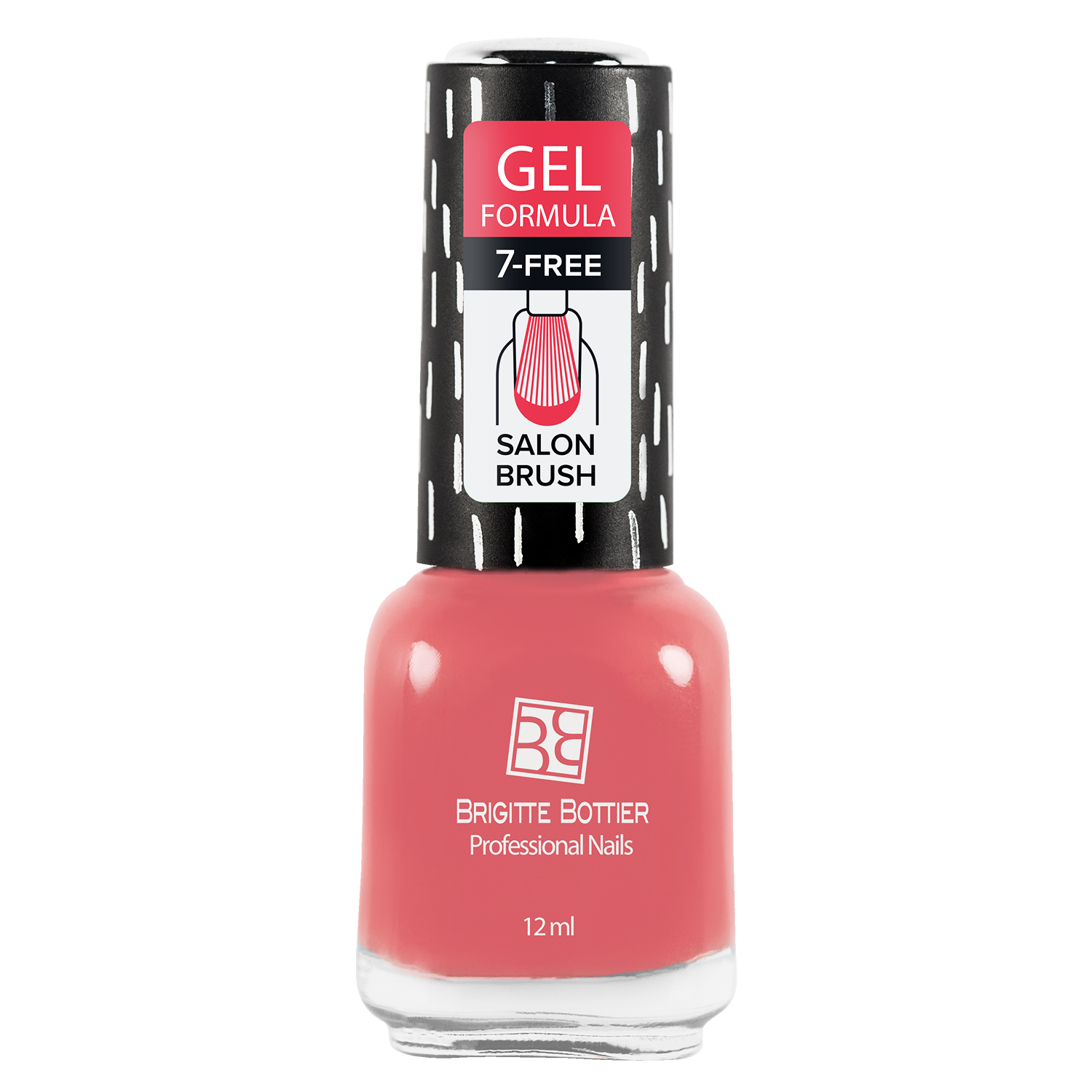 Лак с гелевым эффектом Brigitte Bottier Gel Formula тон 09 розовый, 12 мл