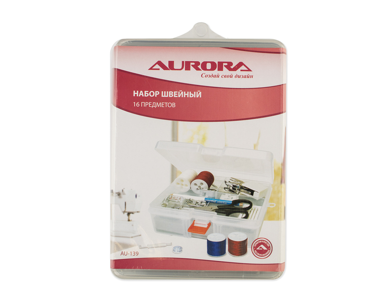 Набор швейных предметов Aurora AU-139 611350 шпульки для швейных машин св металл 20 5мм 5шт prym