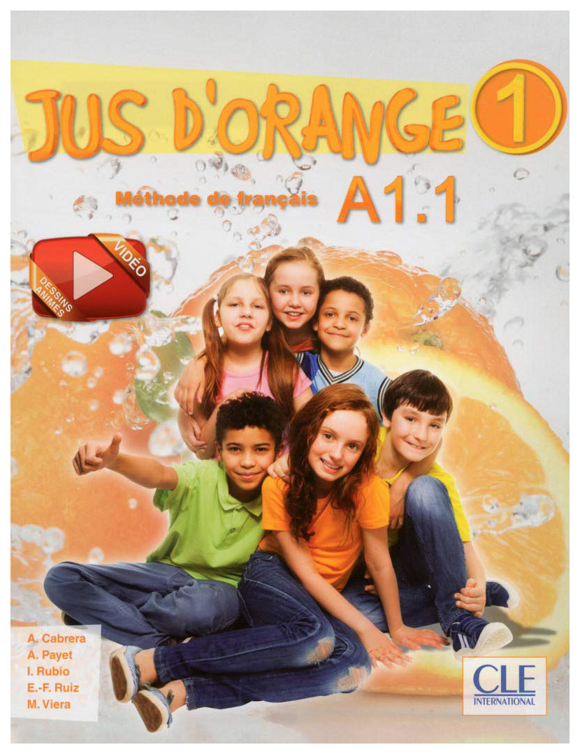 фото Книга cle international "jus d'orange 1 - a1.1 (+ dvd)"