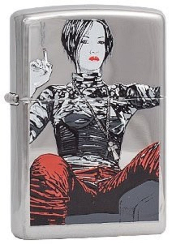 

Бензиновая зажигалка Zippo Woman 304 High Polish Chrome, Серебристый, Woman 304