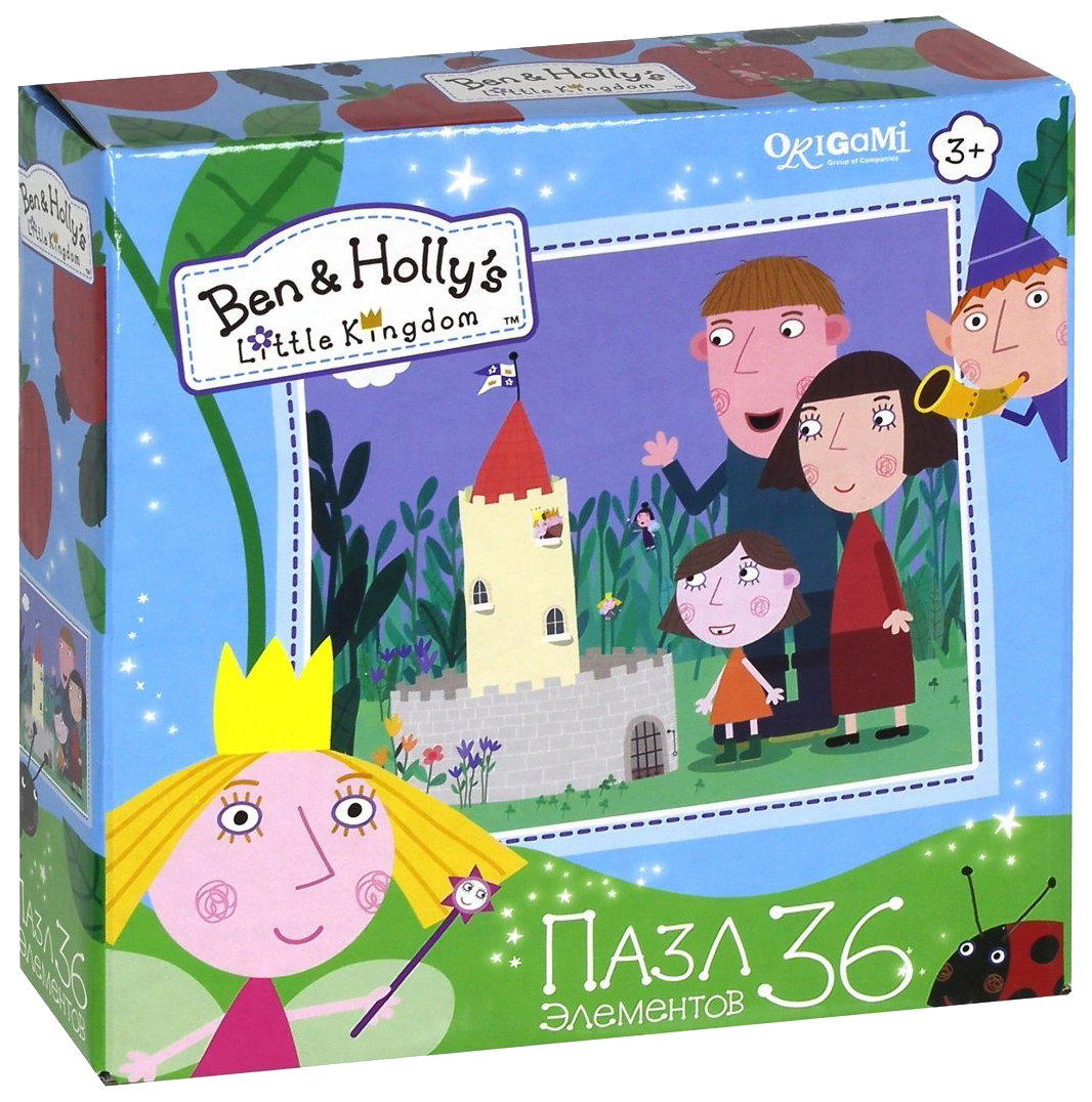 

Пазл Origami ben & holly 36 деталей
