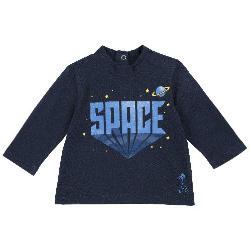 фото Лонгслив chicco space для мальчиков р.92 цв.темно-синий