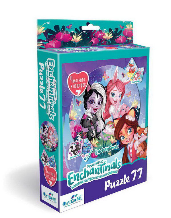 

Пазл Origami enchantimals 77 деталей