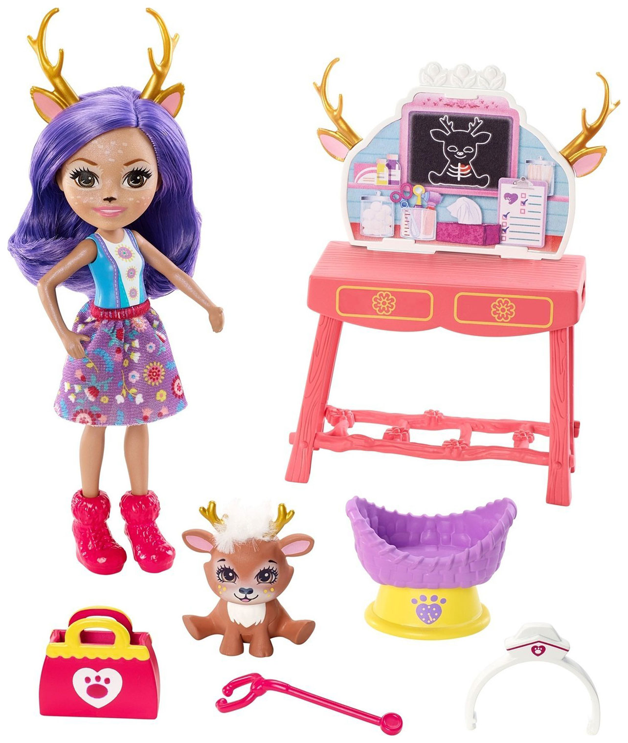 

Mattel Enchantimals GBX04 Кукла со зверушкой и тематическим набором