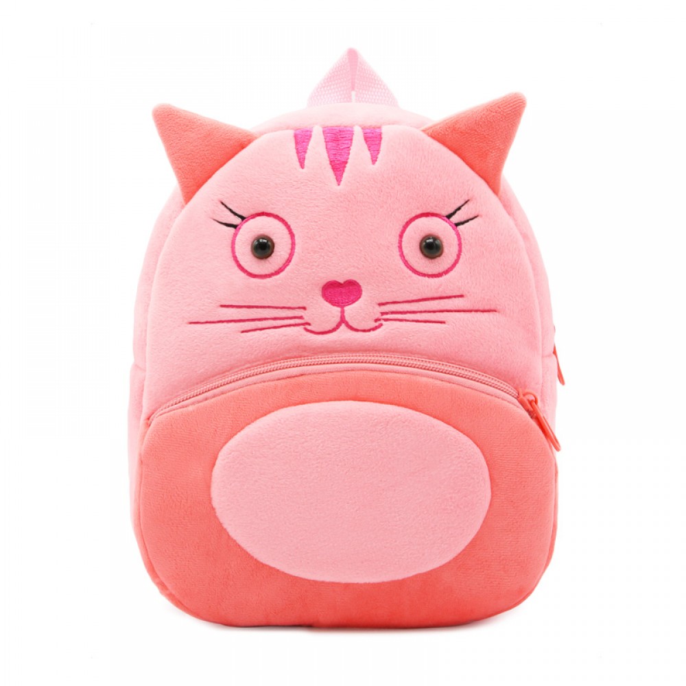 

Рюкзак детский KAKOO AW0021-7 Зверята - Кошка, Розовый