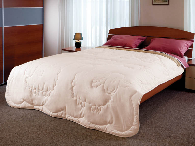 Одеяло Primavelle Dolly, 170х205 см, овечья шерсть, цвет бежевый